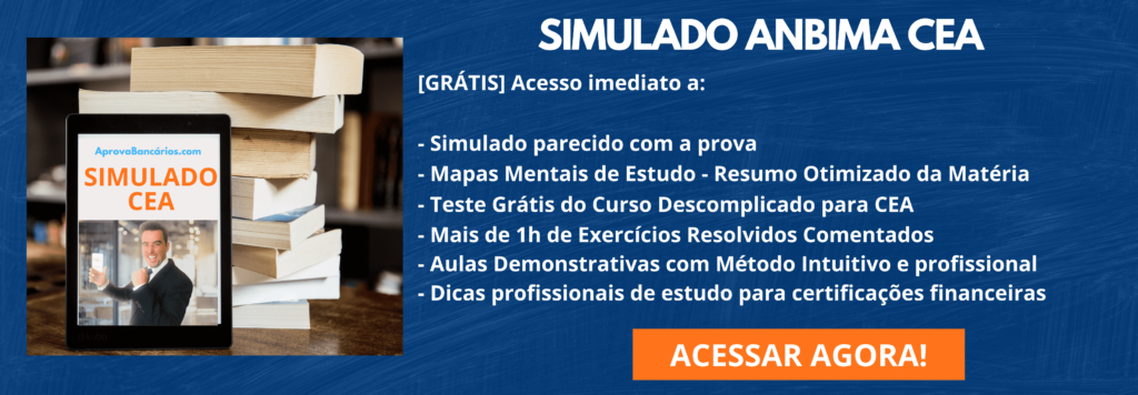 | SIMULADO CEA ANBIMA - ATUALIZADO 2023 1 simulado cea anbima